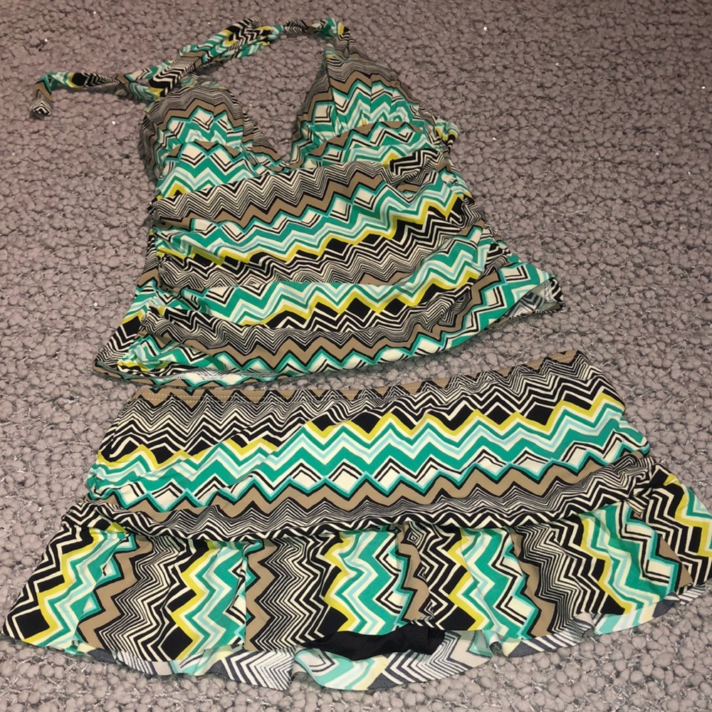 LA BLANCA Two Piece Tankini